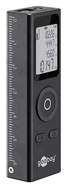 GOOBAY laser μετρητής απόστασης 77834, επαναφορτιζόμενος, έως 30m