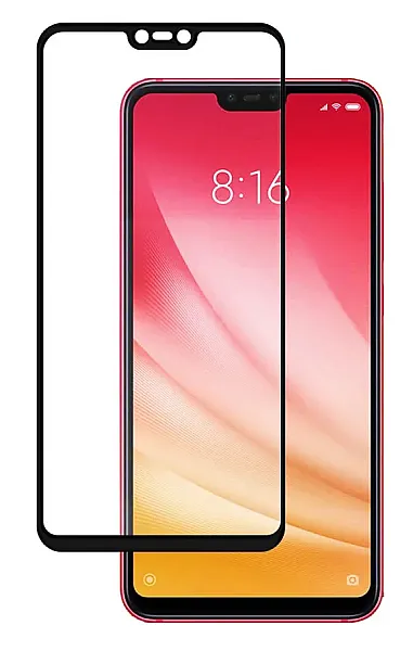 POWERTECH Tempered Glass 5D Full Glue για Xiaomi MI 8 Lite, Black