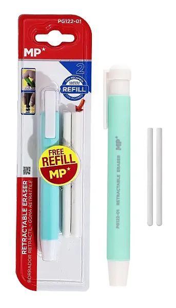 MP μηχανική γόμα για μολύβι PG122-01 με 2x ανταλλακτικά, πράσινη