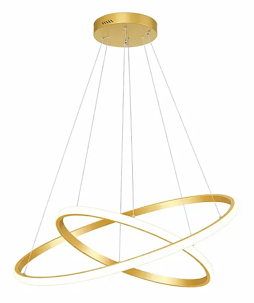 POWERTECH LED φωτιστικό οροφής PT-1528, 40W, 4000K, Φ60x120cm, χρυσό