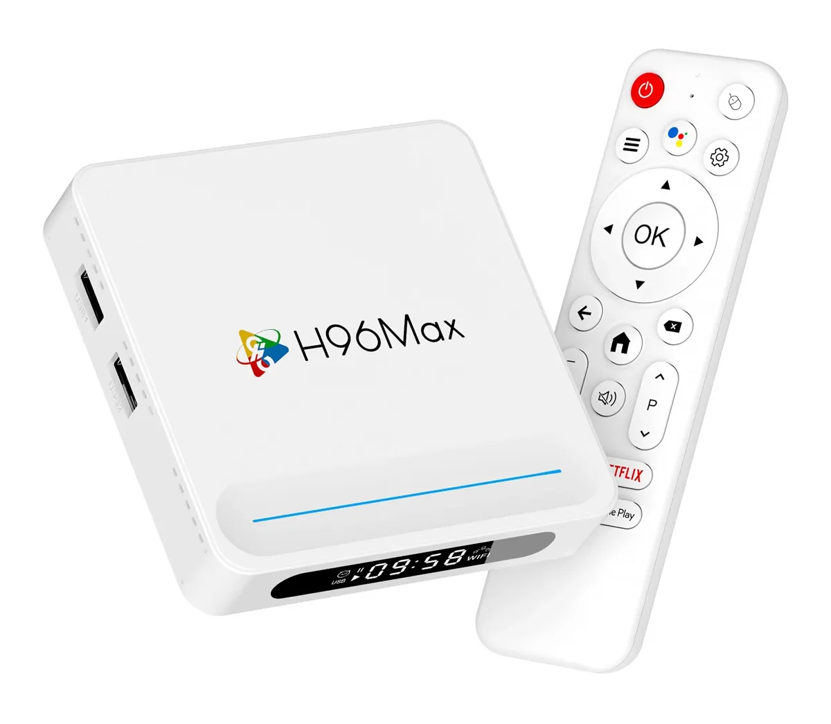 H96 MAX TV Box H618 Plus, 8K, 4/32GB, WiFi 6, Bluetooth, Android 14