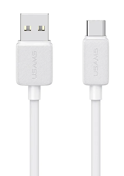 USAMS καλώδιο USB-C σε USB US-SJ693, 3A, 480Mbps, 2m, λευκό