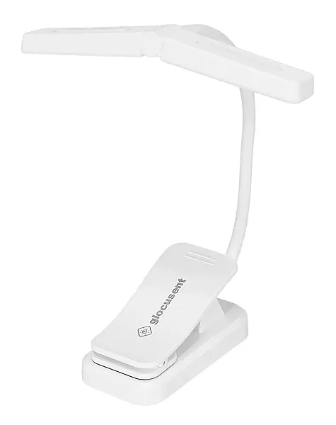 GLOCUSENT LED φακός διαβάσματος GLCSNTA2902, επαναφορτιζόμενος, έως 63lm, λευκός