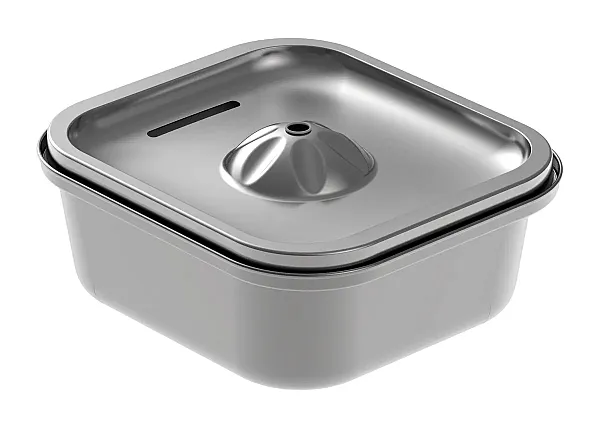 BRUNO αυτόματη ποτίστρα για κατοικίδια BRN-0279, ανοξείδωτη, 4L, ασημί