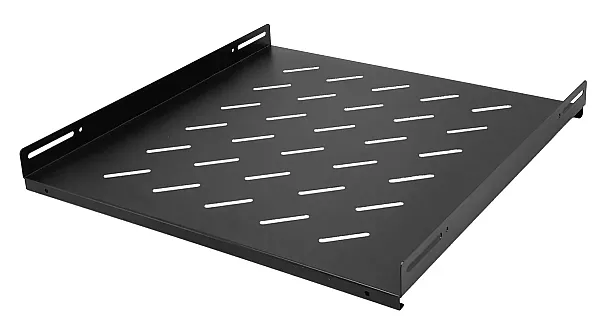 POWERTECH σταθερό ράφι για rack 19" NETW-0043, βάθος 475mm, μαύρο