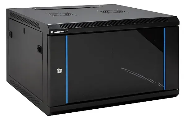POWERTECH επιτοίχια καμπίνα rack 19" NETW-0037, 600 x 450 x 370mm, 6U