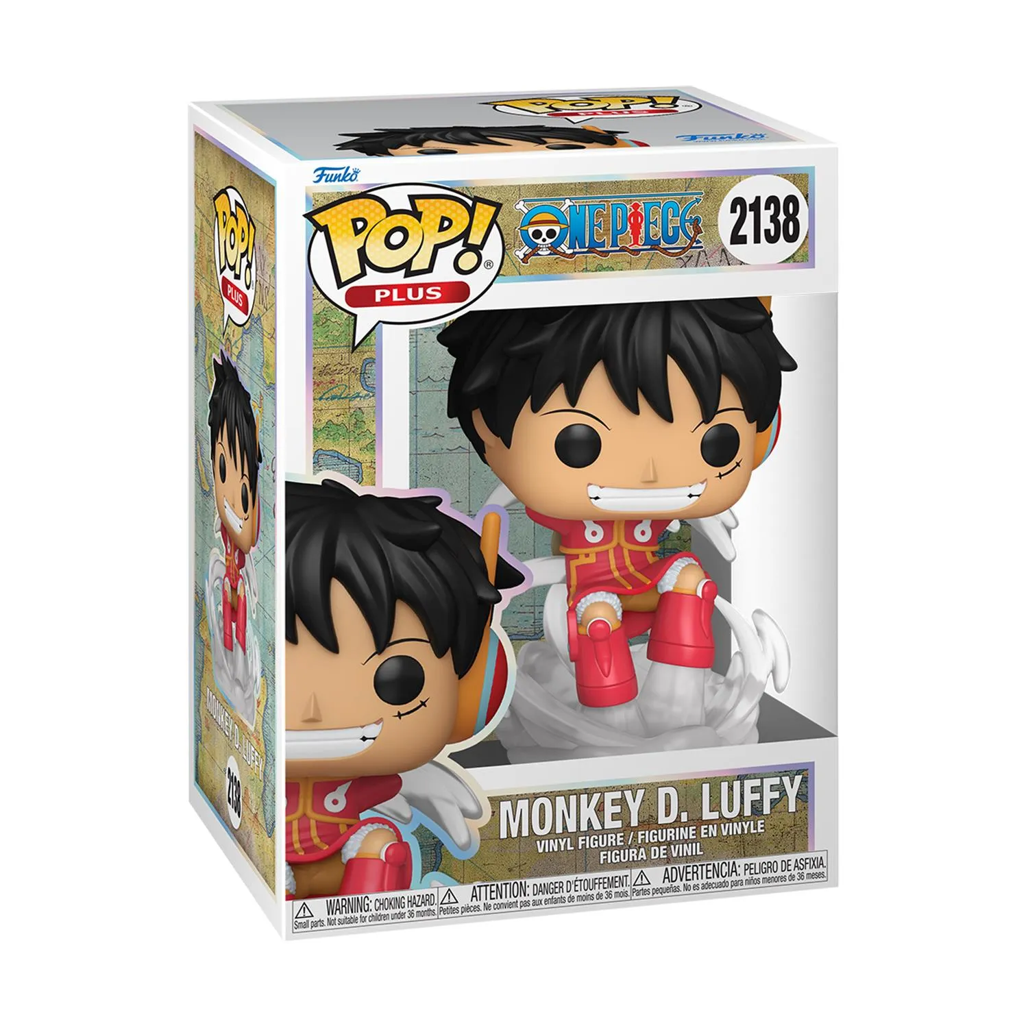 Funko Pop! Plus: One Piece - Monkey D. Luffy (Egghead Arc) #2138 Vinyl Figure