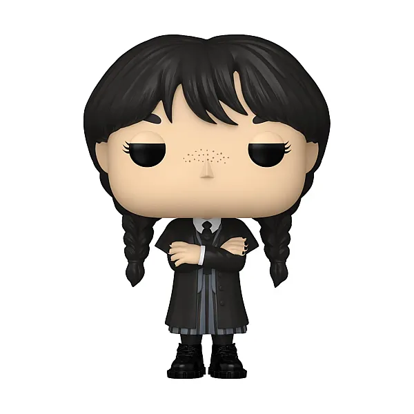 Funko Pop! Television: Wednesday - Wednesday Addams (Black Coat) #1815 Vinyl Figure