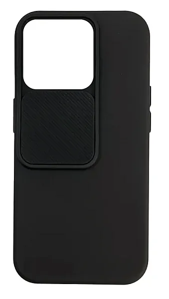 POWERTECH Θήκη Camshield Soft MOB-1884 για iPhone 15 Pro, μαύρη