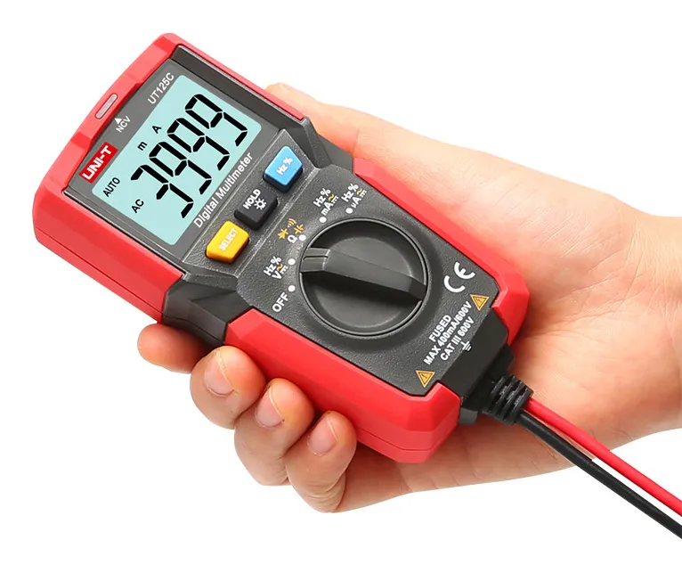 UNI-T μίνι ψηφιακό πολύμετρο UT125C, 600V AC/DC, NCV