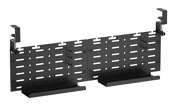 BRATECK cable management γραφείου CC11-20-2, μεταλλικό, 768x63x307mm, μαύρο