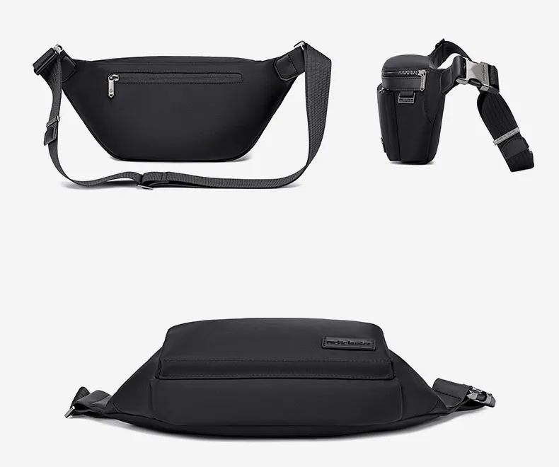 ARCTIC HUNTER τσάντα Crossbody XB00837, 3.5L, μαύρη