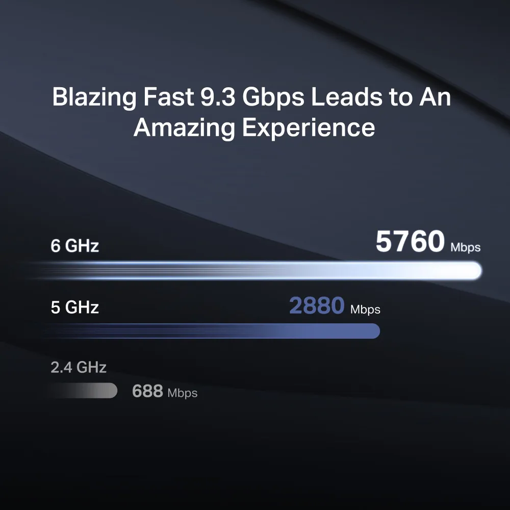MERCUSYS router MR47BE, WiFi 7, 9.3Gbps BE9300, Tri-Band, V2.0