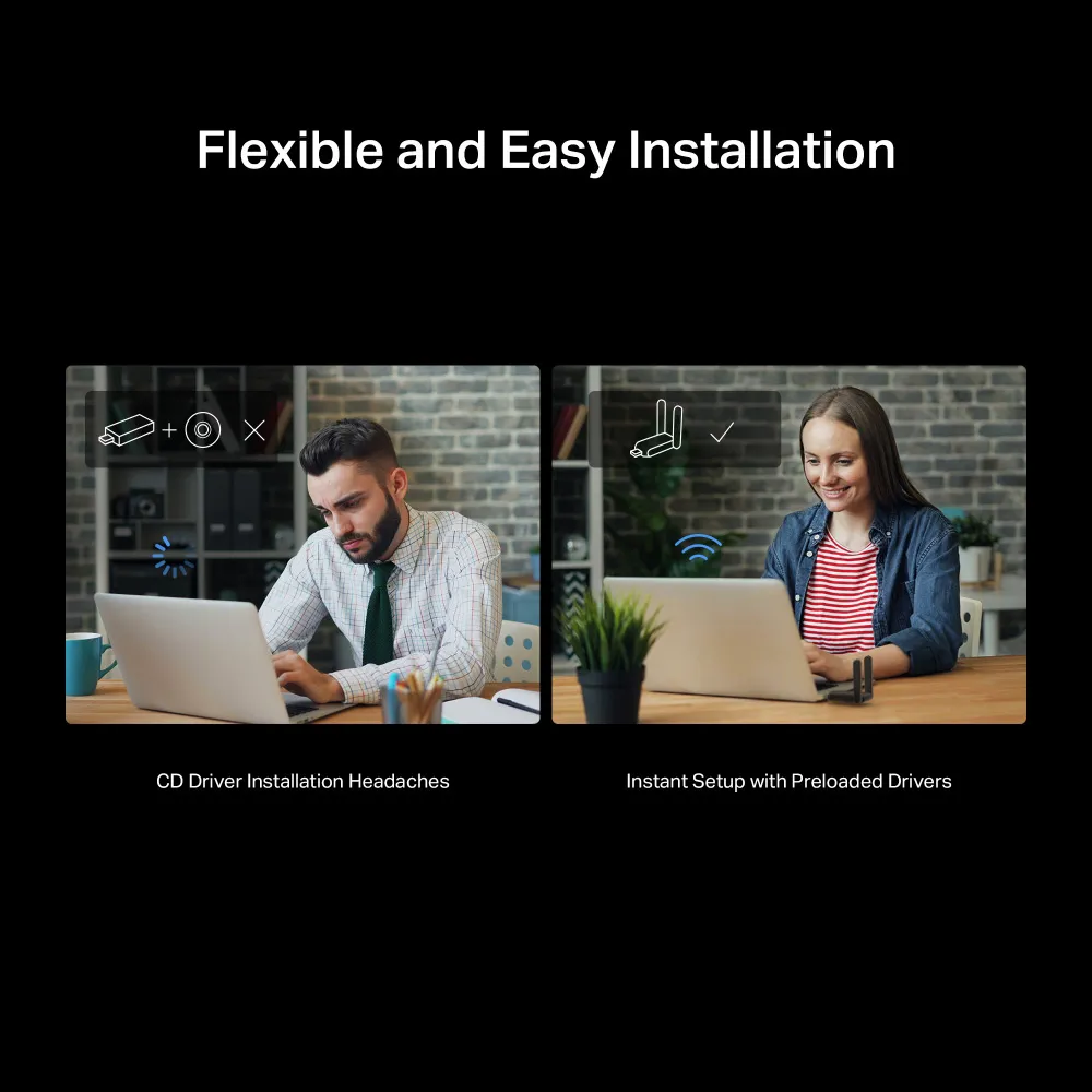 MERCUSYS ασύρματος USB αντάπτορας δικτύου MA37BEH, BE6500, Tri-Band, V1.0