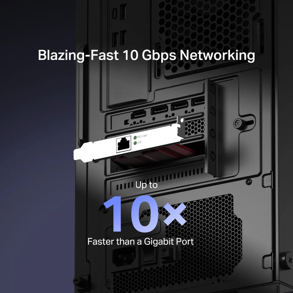 MERCUSYS κάρτα επέκτασης δικτύου PCIe σε RJ45 MA510E, 10Gbps, V1.0