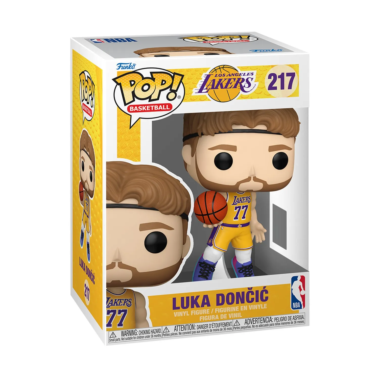 Funko Pop! Basketball: Los Angeles Lakers - Luka Dončić #217 Vinyl Figure