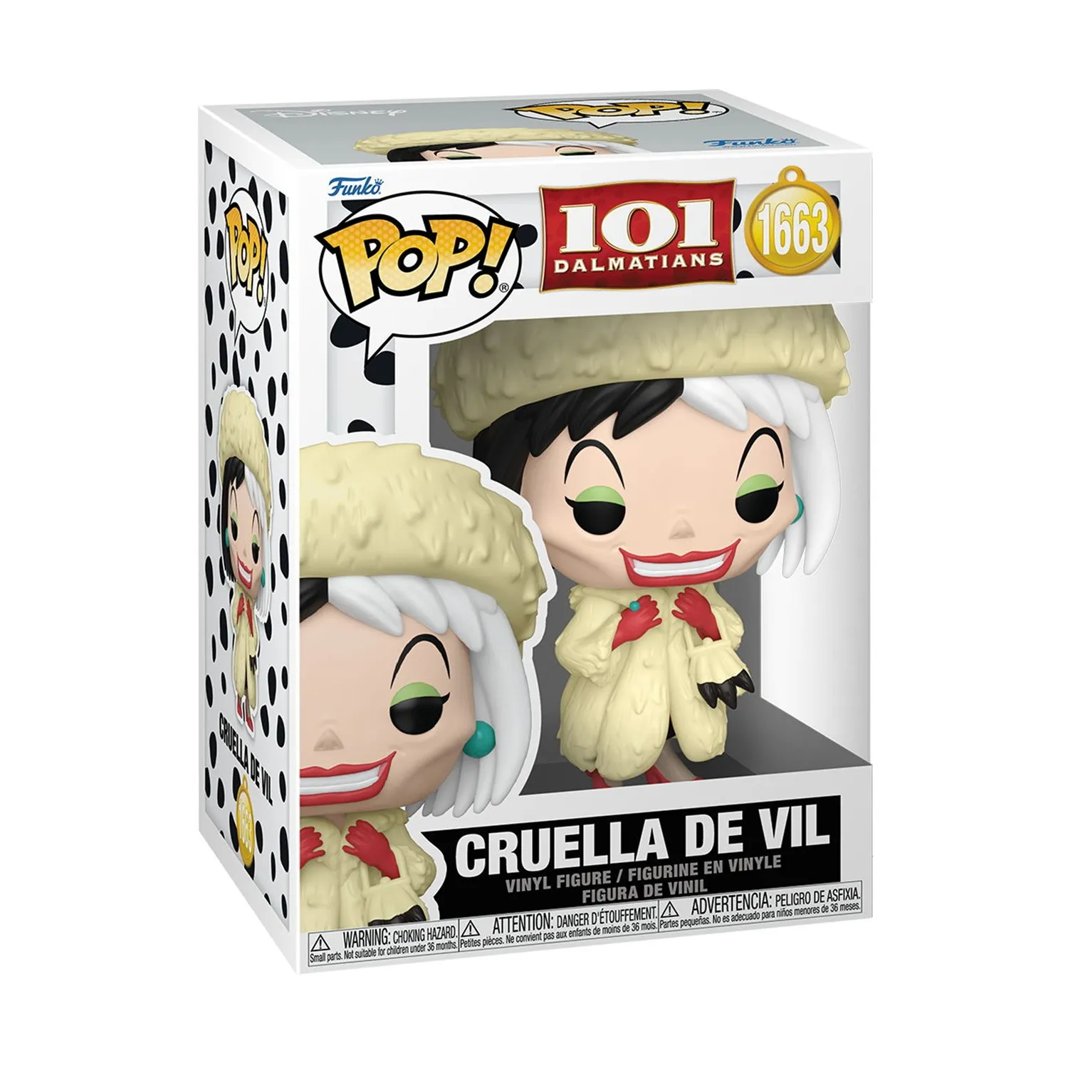 Funko Pop! Disney: 101 Dalmatians - Cruella De Vil* #1663 Vinyl Figure