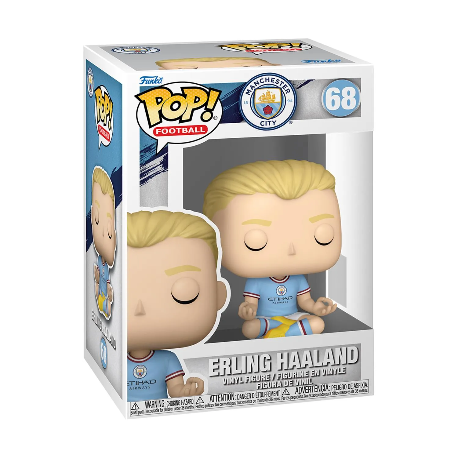 Funko Pop! Football: Manchester City - Erling Haaland #68 Vinyl Figure
