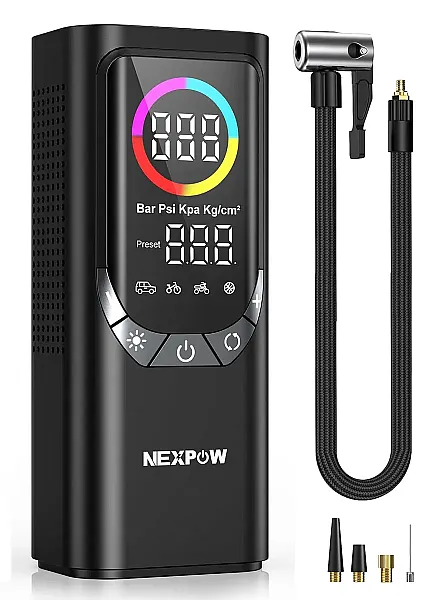 NEXPOW συμπιεστής αέρος αυτοκινήτου NP17, 6000mAh, 150PSI
