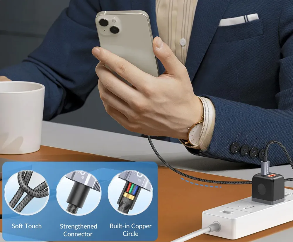 ORICO καλώδιο Lightning σε USB-C GQA29, 29W, 480Mbps, 1m, μαύρο