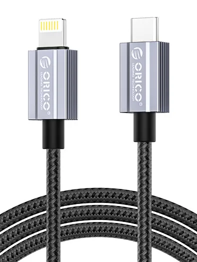 ORICO καλώδιο Lightning σε USB-C GQA29, 29W, 480Mbps, 1m, μαύρο