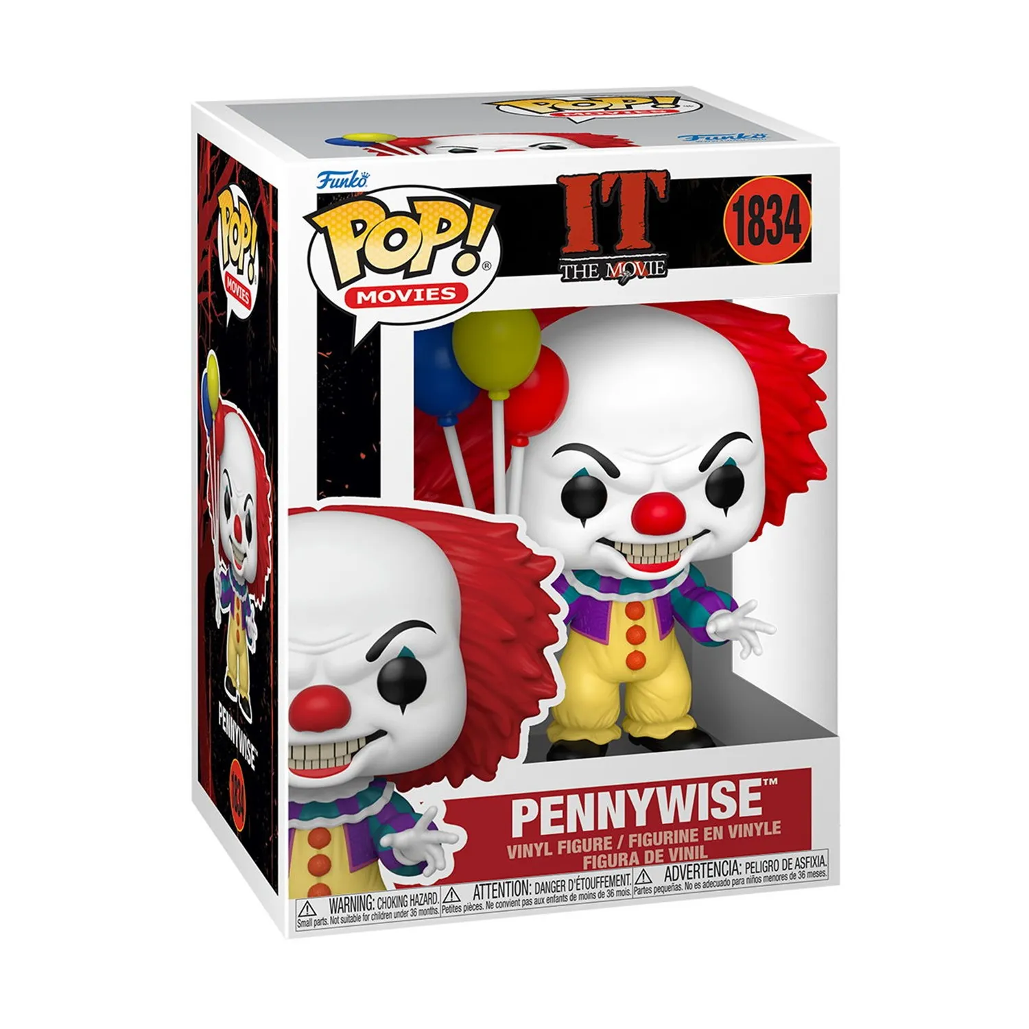 Funko Pop! Movies: IT The Movie - Pennywise (1990) #1834 Vinyl Figure