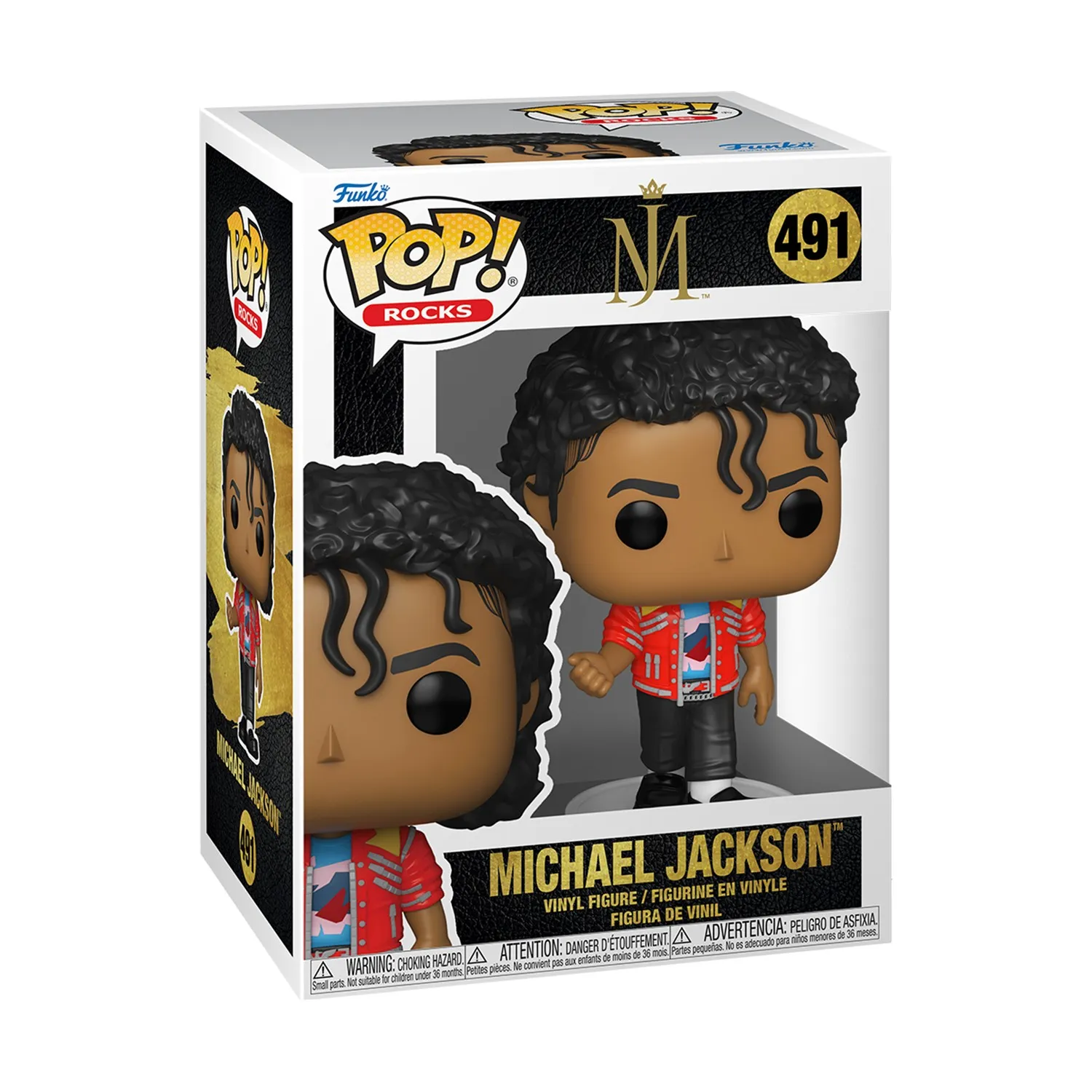 Funko Pop! Rocks: Michael Jackson - Michael Jackson (Beat It) #491 Vinyl Figure