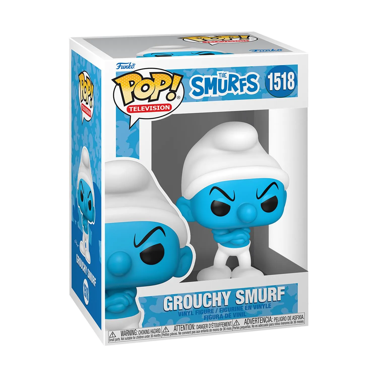 Funko Pop! Television: The Smurfs - Grouchy Smurf #1518 Vinyl Figure