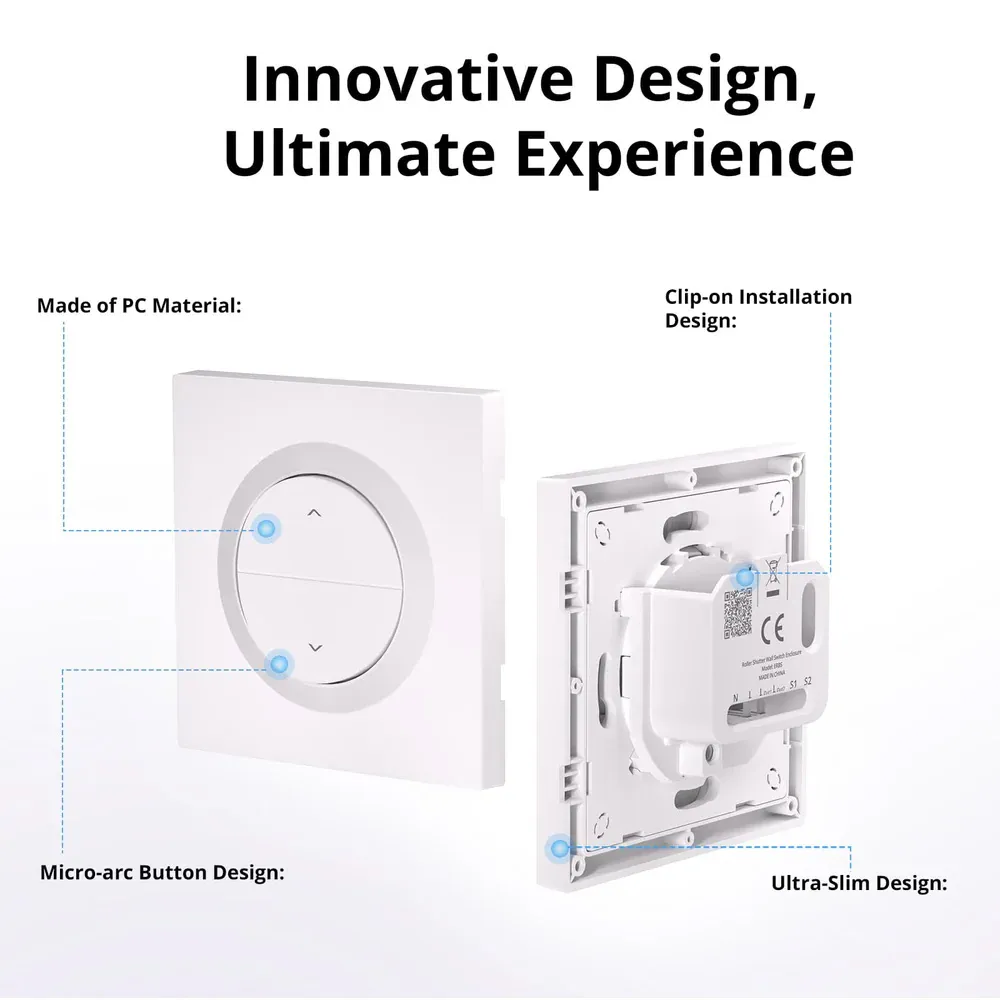 SONOFF θήκη για smart διακόπτη ERBS, πλαστική, λευκή