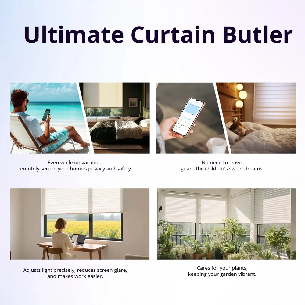 SONOFF smart διακόπτης MINI-RBS για μηχανισμό κουρτινών, WiFi, συμβατός με Matter, λευκός