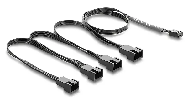 DELOCK καλώδιο 1x 4pin PWM σε 4x 4pin PWM 84540 για ανεμιστήρες, 40cm