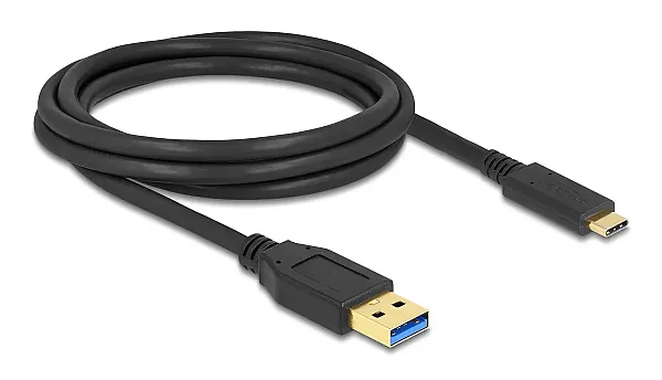 DELOCK καλώδιο USB-C σε USB 84004, 10Gbps, 2m, μαύρο