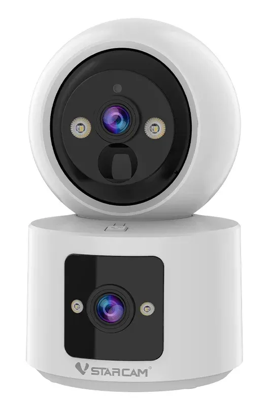 VSTARCAM smart κάμερα CB90DR, 2MP, dual lens, WiFi, PTZ, SD, 5200mAh backup battery