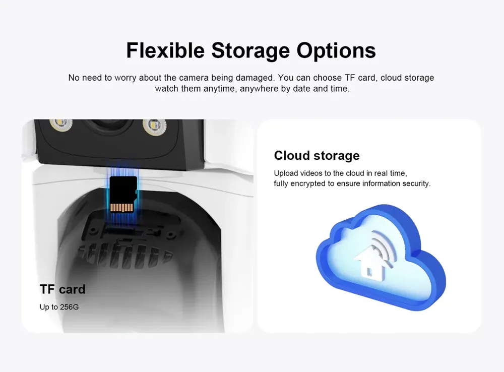 VSTARCAM smart κάμερα CS621FR, four-lens, 2MP, WiFi, SD, PTZ, IP66