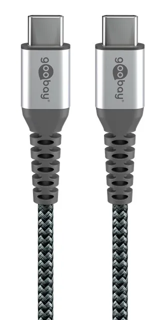 GOOBAY καλώδιο USB-C 79559, 60W, 480Mbps, 0.15m, μαύρο