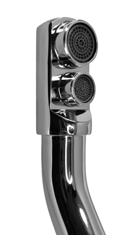 BRUNO μπαταρία πάγκου κουζίνας M54954-355C, τρίοδη, αναμεικτική, ασημί