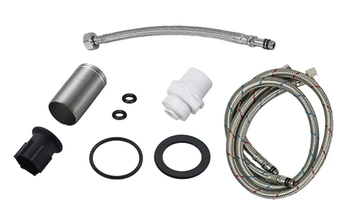 BRUNO μπαταρία πάγκου κουζίνας M54954-355C, τρίοδη, αναμεικτική, ασημί