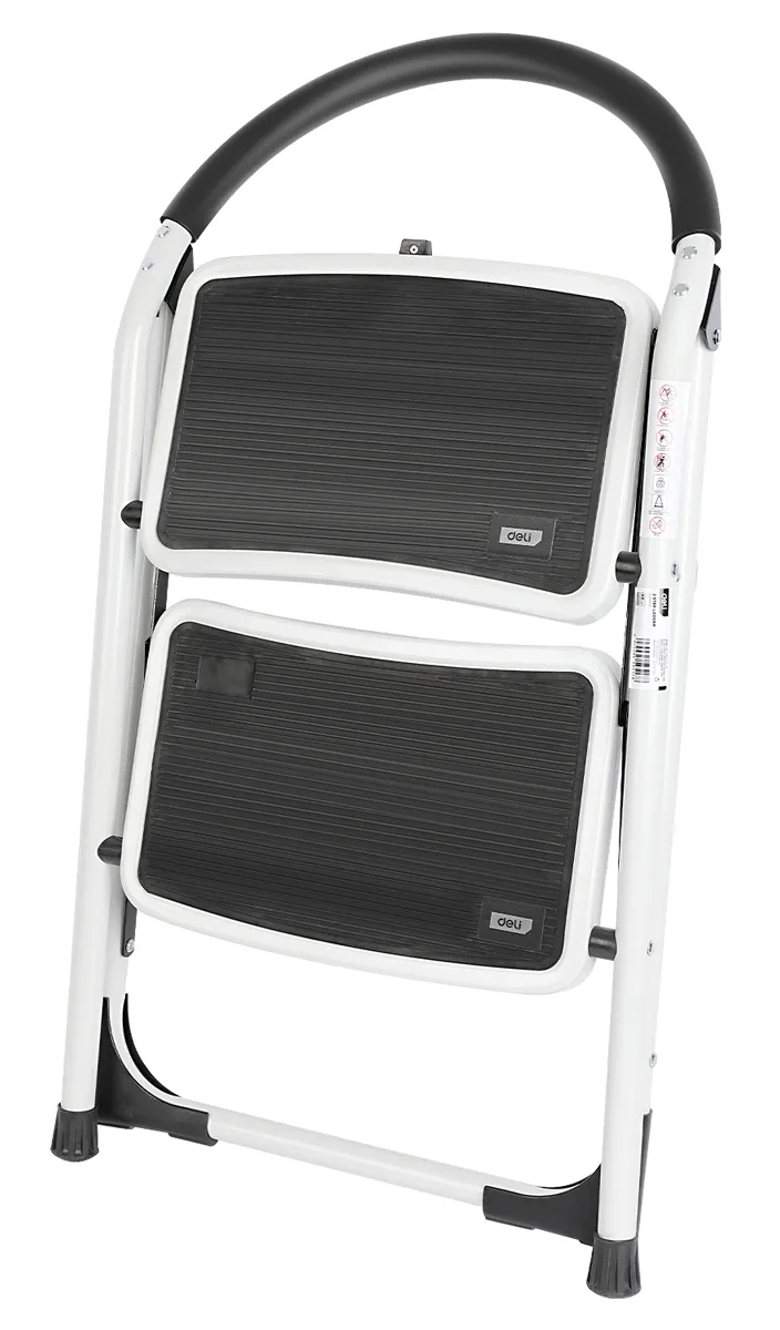 DELI σκάλα σιδήρου DL509012 με 2 σκαλοπάτια, 46cm, 150kg