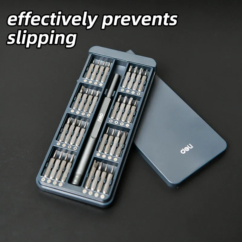 DELI σετ κατσαβίδι ακριβείας DL241033 με 32 μύτες, με θήκη, 33τμχ