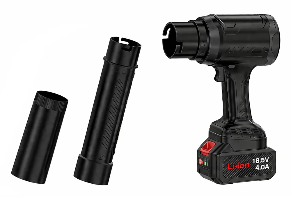 KINZIR ηλεκτρικό air duster AD61, 800W, 2000mAh, Brushless, μαύρο