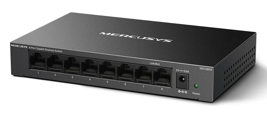 MERCUSYS desktop switch MS108GS, 8x Gigabit θύρες, V1.0