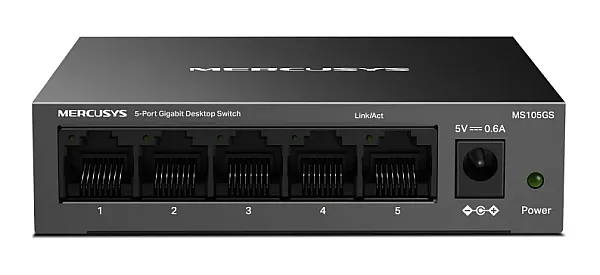 MERCUSYS desktop switch MS105GS, 5x Gigabit θύρες, V2.0