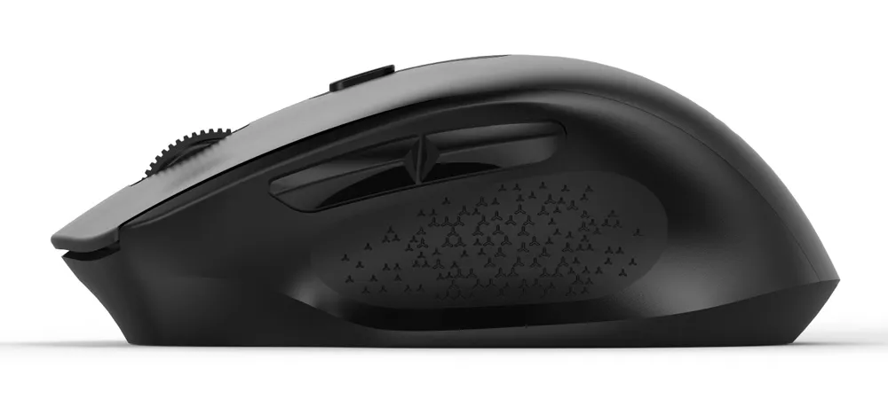 POWERTECH ασύρματο ποντίκι PT-1578, 2.4GHz & Bluetooth, έως 4000DPI, μαύρο