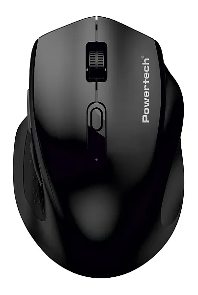 POWERTECH ασύρματο ποντίκι PT-1578, 2.4GHz & Bluetooth, έως 4000DPI, μαύρο