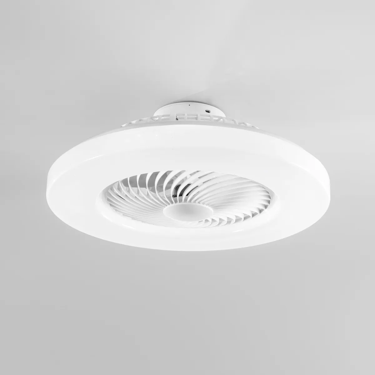 POWERTECH smart ανεμιστήρας οροφής HLL-0172 με LED φως, 36W, Φ55x20cm, λευκός