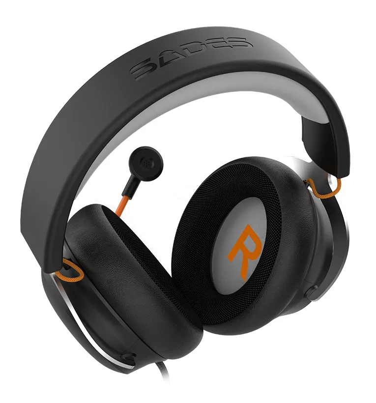 SADES gaming headset Spectre, USB σύνδεση, 50mm, V7.1 surround, multi-platform, μαύρο