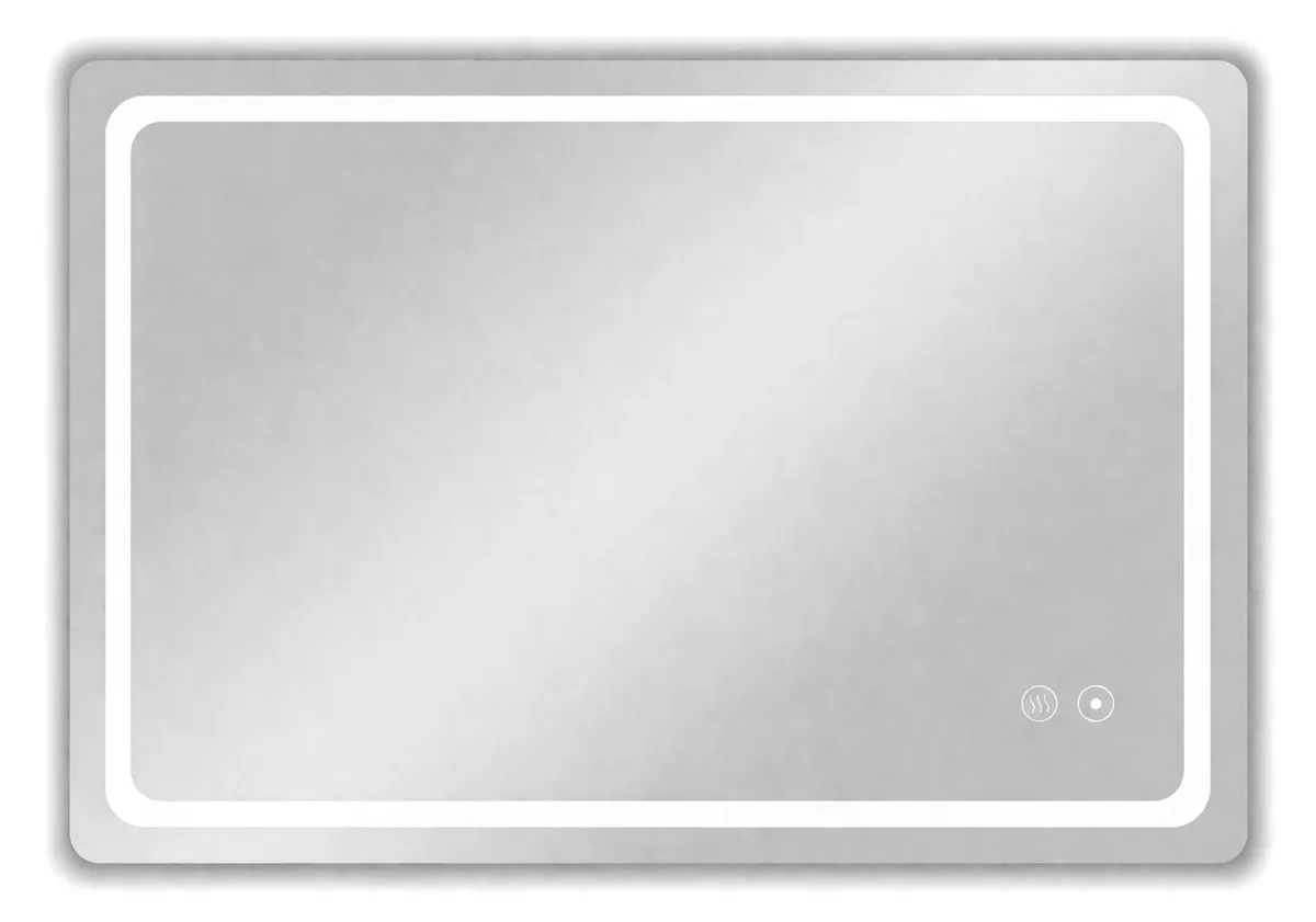 BRUNO καθρέφτης μπάνιου LED BRN-0285, ορθογώνιος, 24W, 60x80cm, IP67