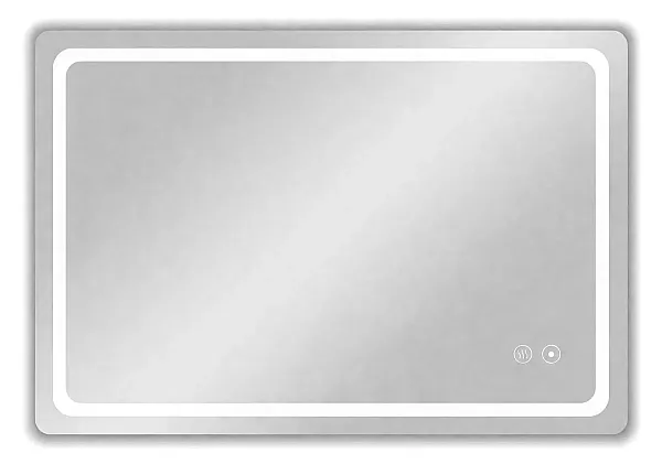 BRUNO καθρέφτης μπάνιου LED BRN-0285, ορθογώνιος, 24W, 60x80cm, IP67