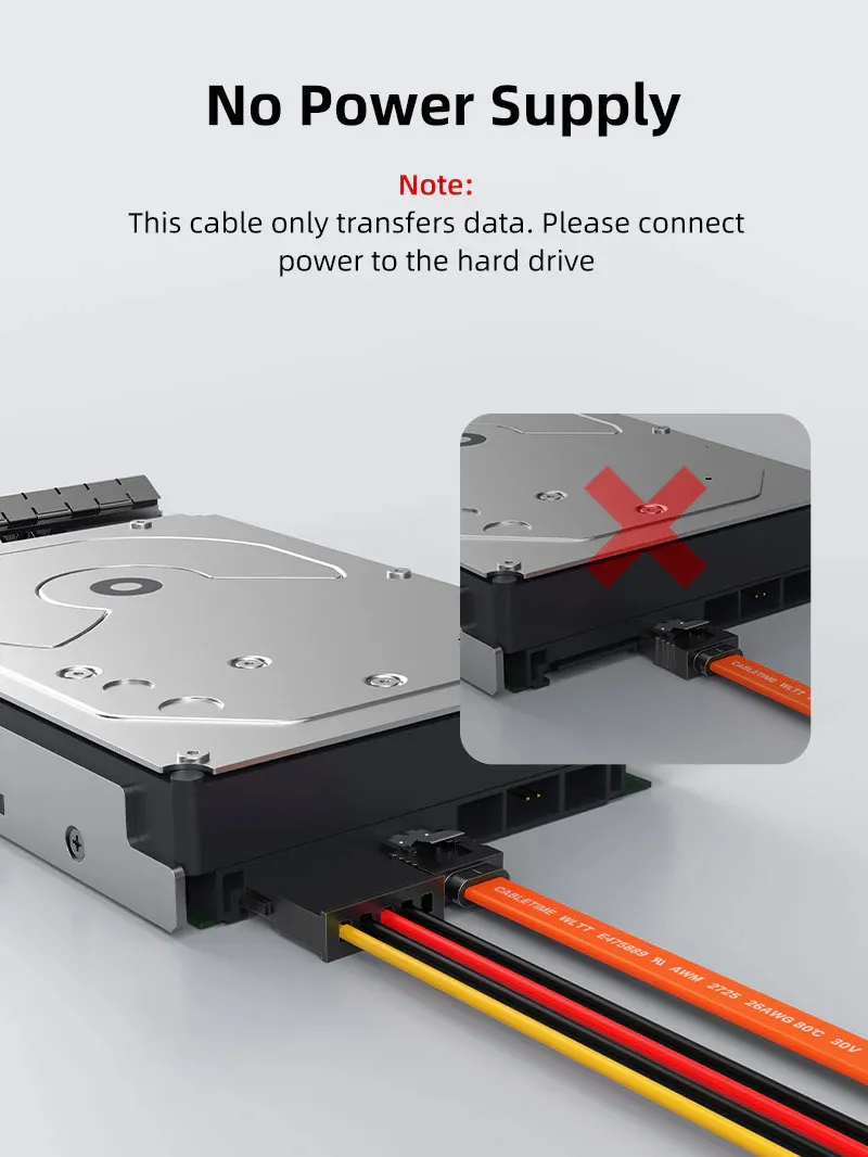 CABLETIME καλώδιο SATA III CT-SATA3R, γωνιακό, 6Gbps, 0.50m, πορτοκαλί