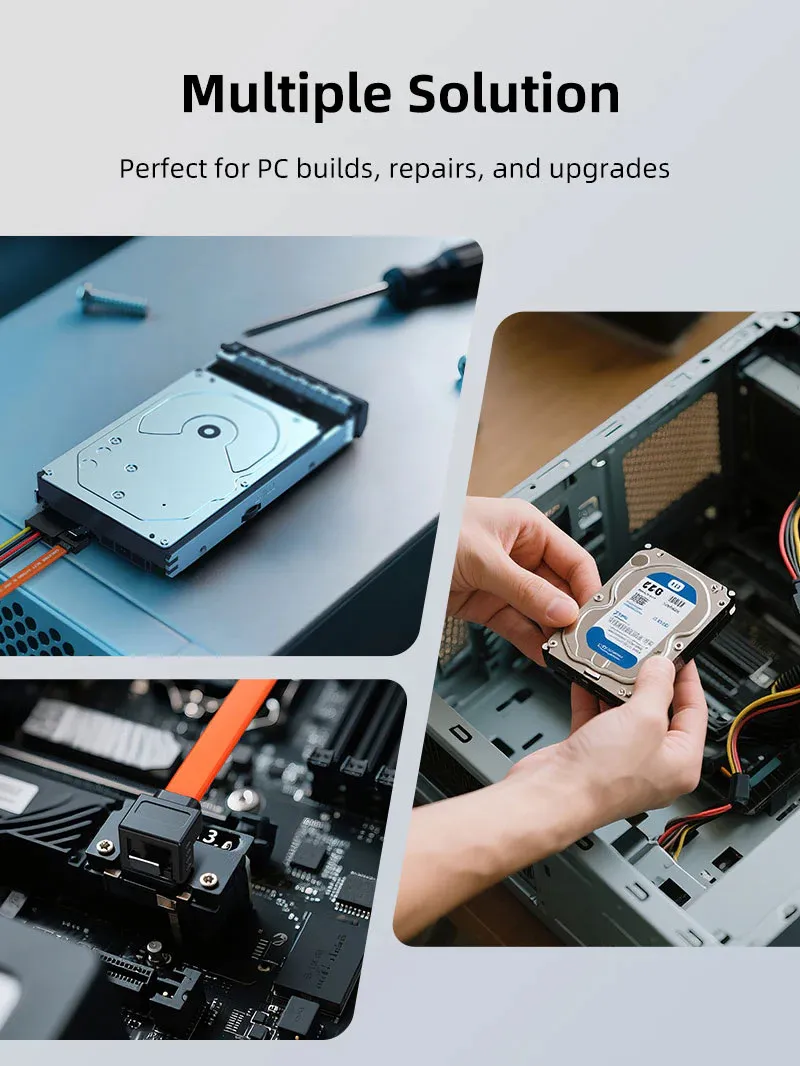 CABLETIME καλώδιο SATA III CT-SATA3R, γωνιακό, 6Gbps, 0.50m, πορτοκαλί
